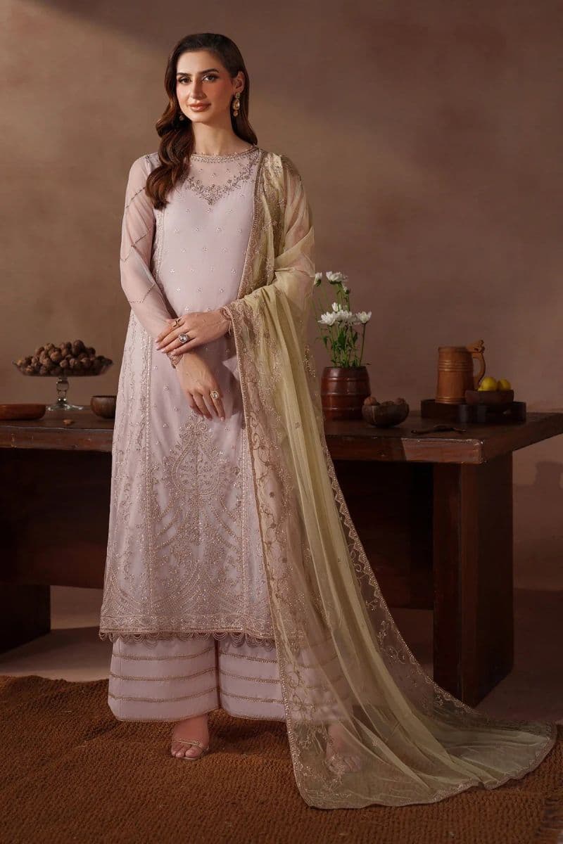 Embroidered Raw Silk Unstitched Suit (MUF-06) thumbnail