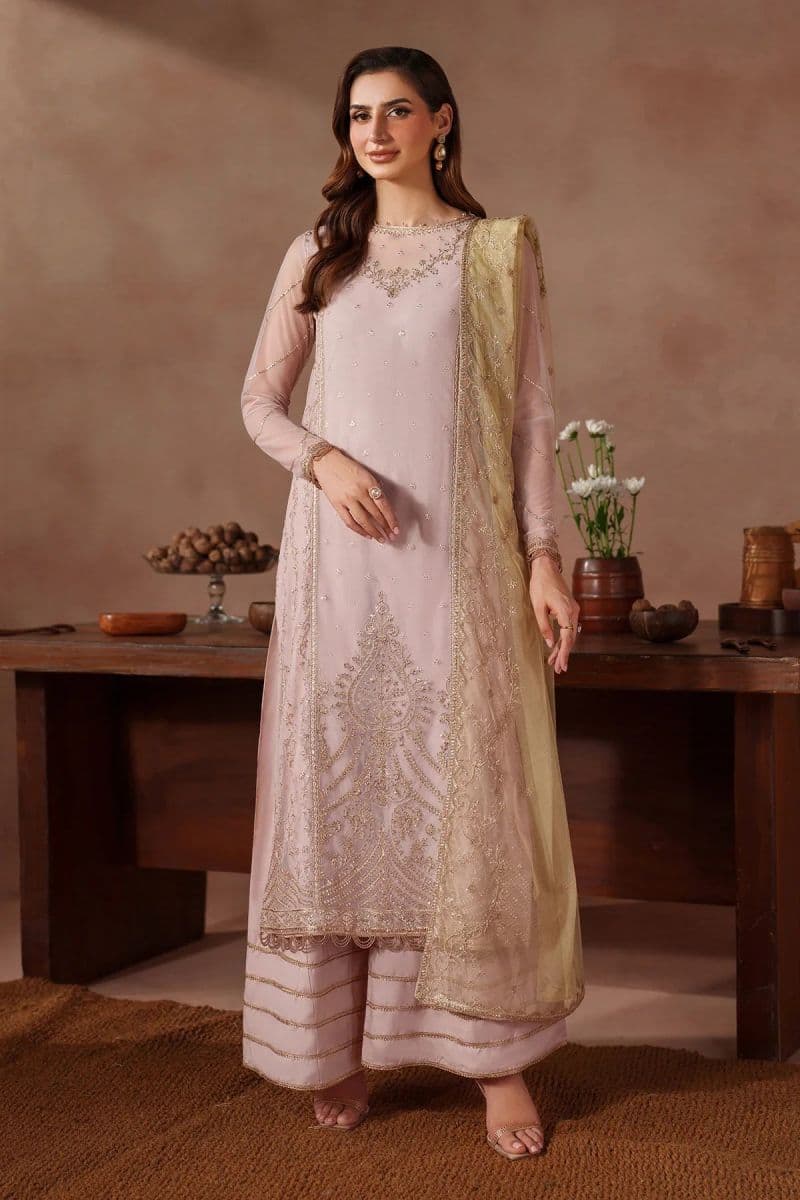 Embroidered Raw Silk Unstitched Suit (MUF-06) thumbnail