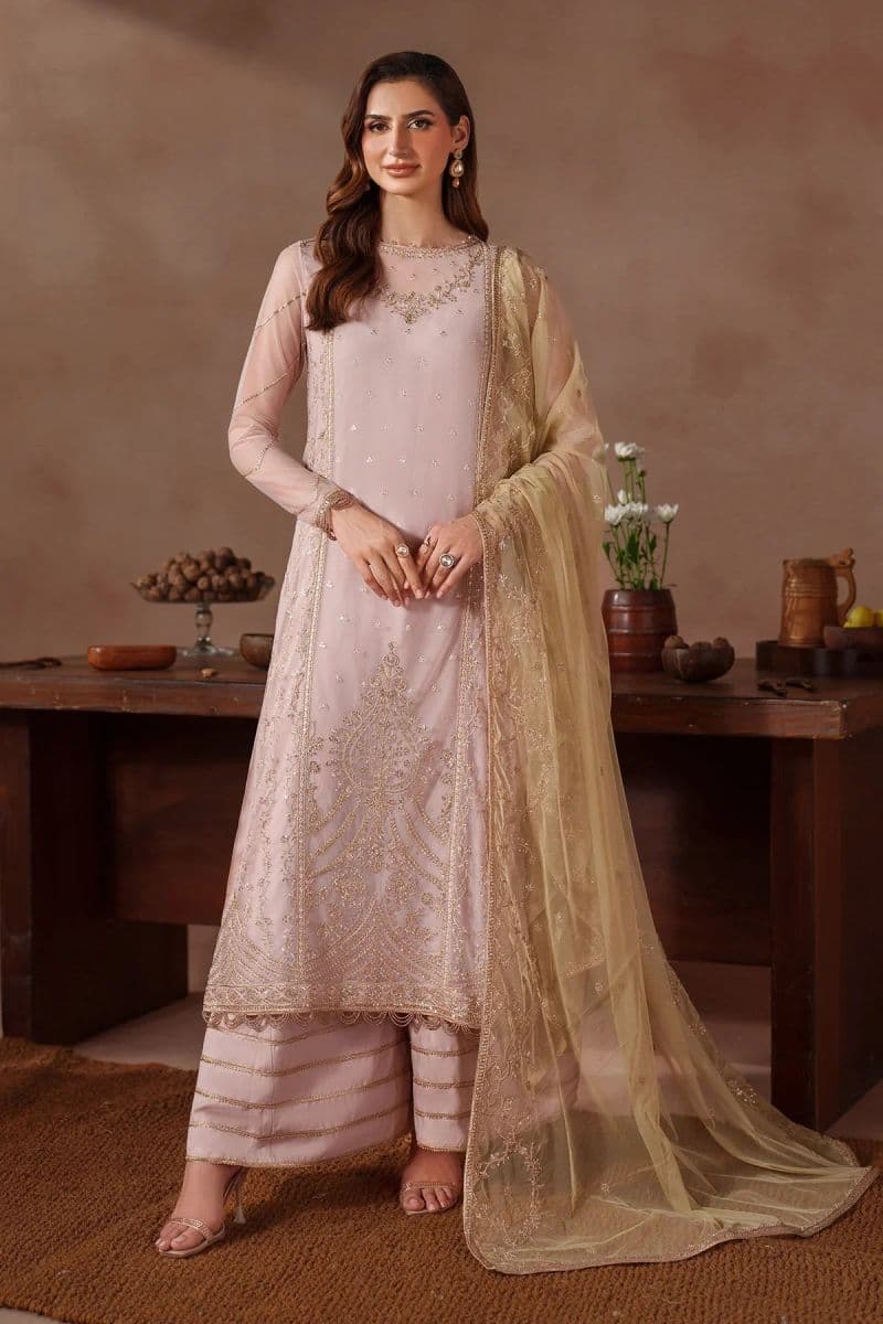 Embroidered Raw Silk Unstitched Suit (MUF-06) thumbnail
