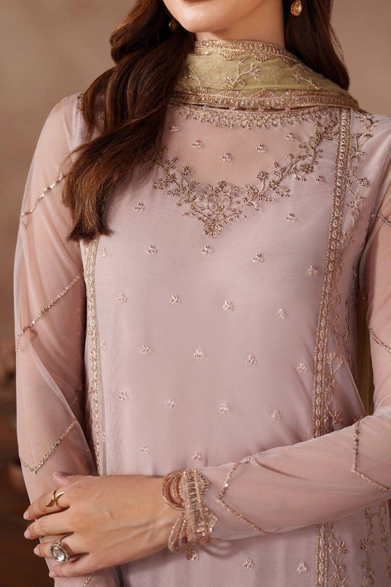 Embroidered Raw Silk Unstitched Suit (MUF-06) thumbnail