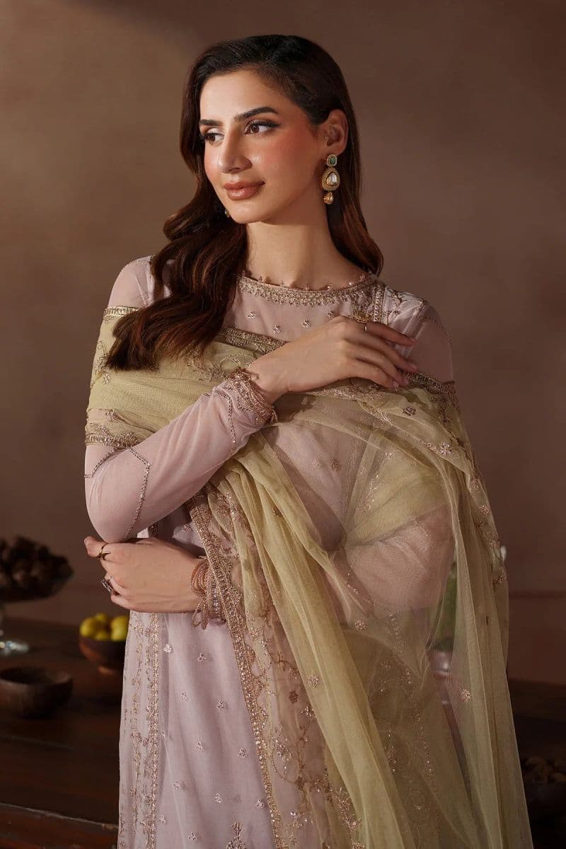 Embroidered Raw Silk Unstitched Suit (MUF-06) thumbnail