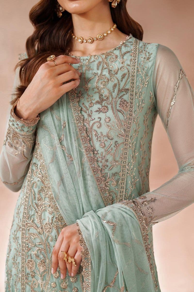 Embroidered Raw Silk Unstitched Suit (MUF-05) thumbnail