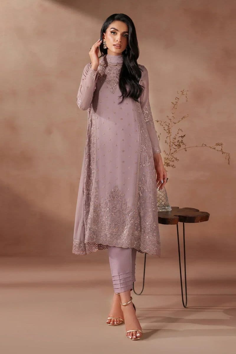 Embroidered Raw Silk Unstitched Suit (MUF-04) thumbnail