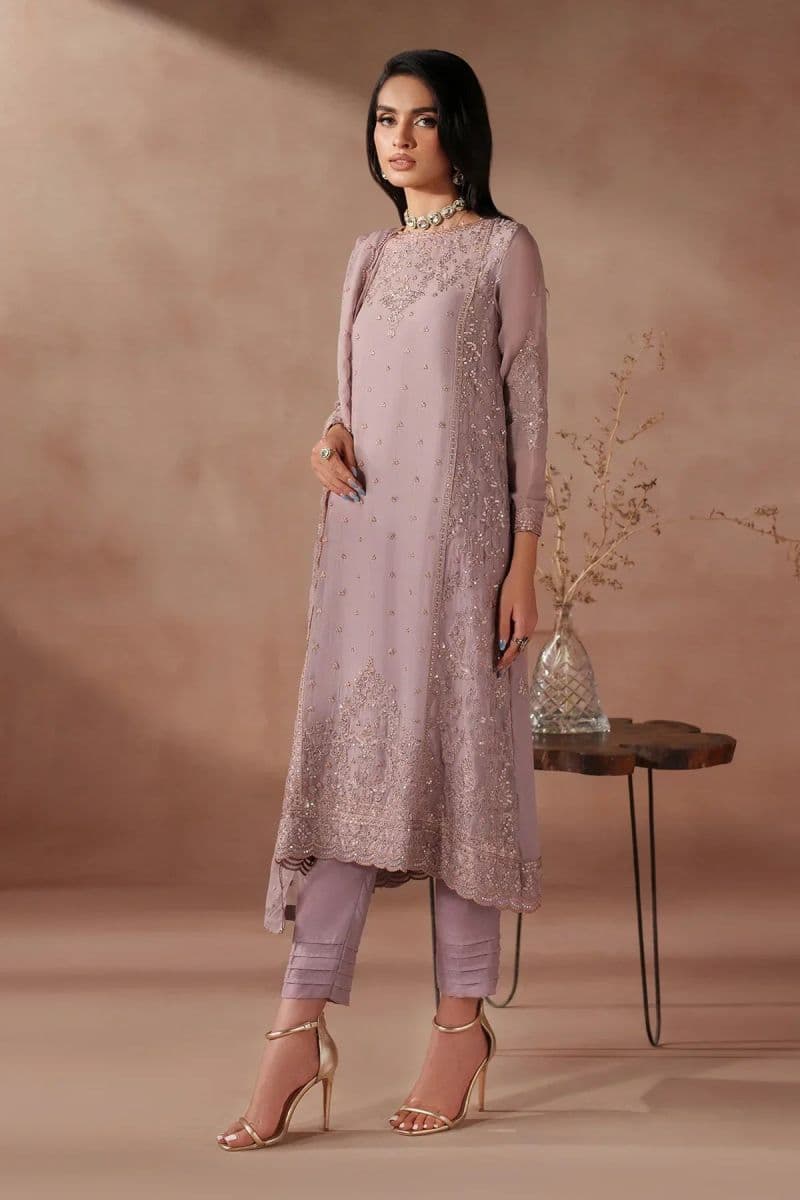 Embroidered Raw Silk Unstitched Suit (MUF-04) thumbnail