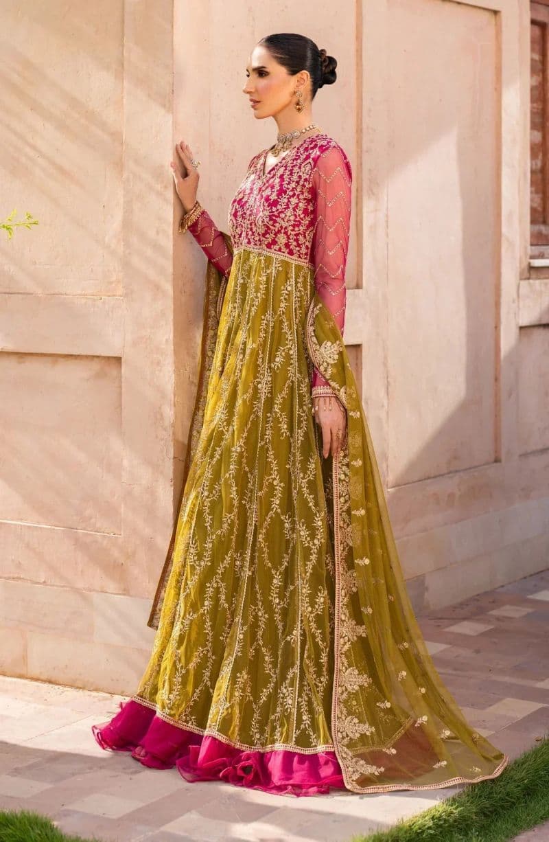 Embroidered Raw Silk Unstitched Suit (SBA-03) thumbnail