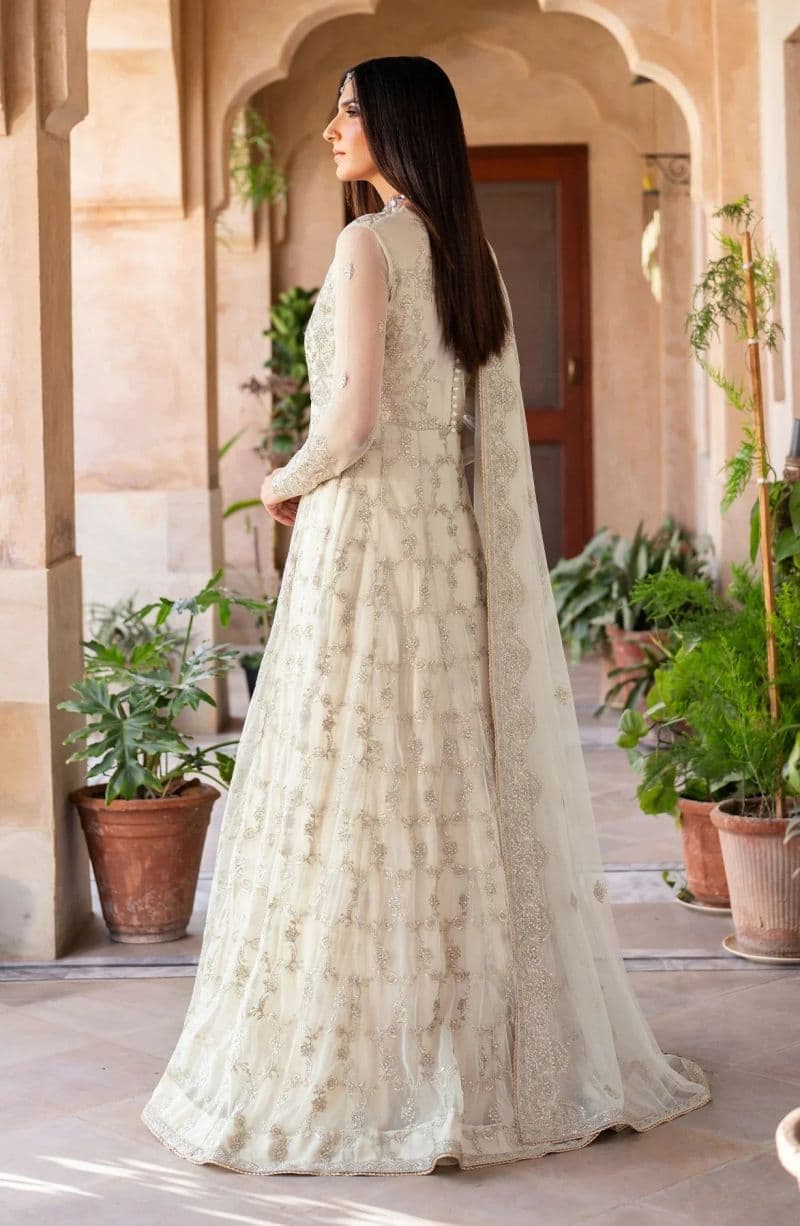 Embroidered Raw Silk Unstitched Suit (SBA-02) thumbnail