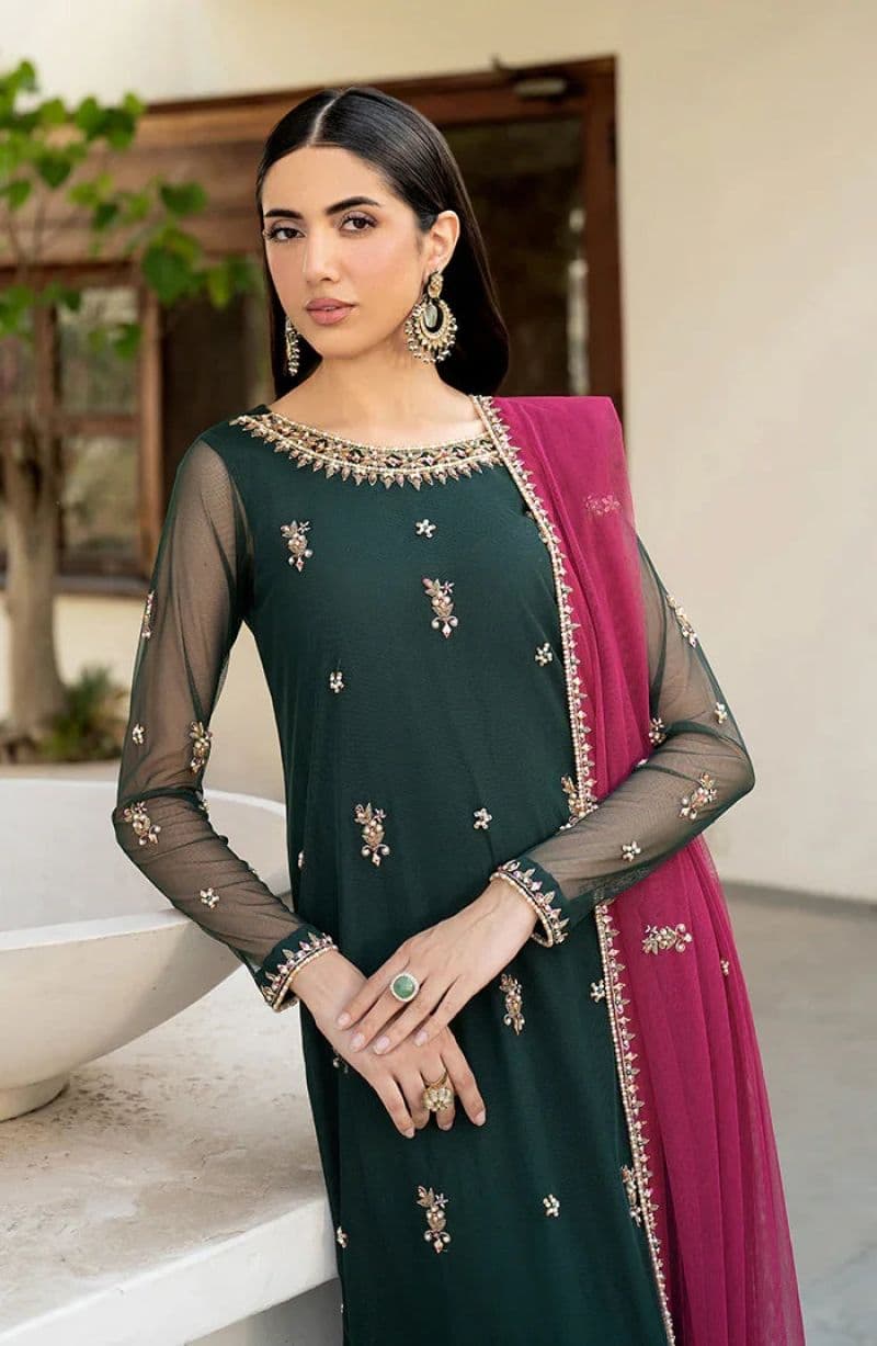 Raw Silk Unstitched Suit (HW-03) thumbnail