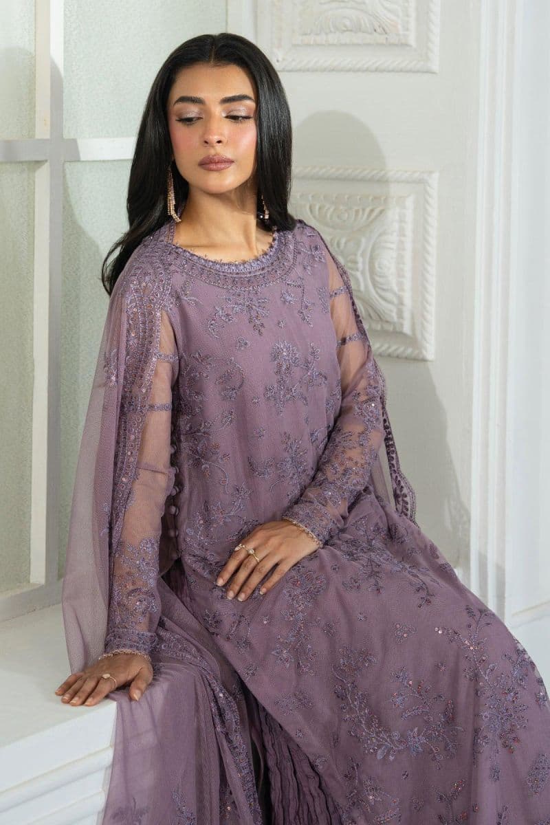 Embroidered Raw Silk Unstitched Suit (ZRI-03) thumbnail