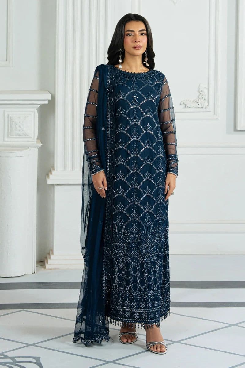 Embroidered Raw Silk Unstitched Suit (ZRI-02) thumbnail