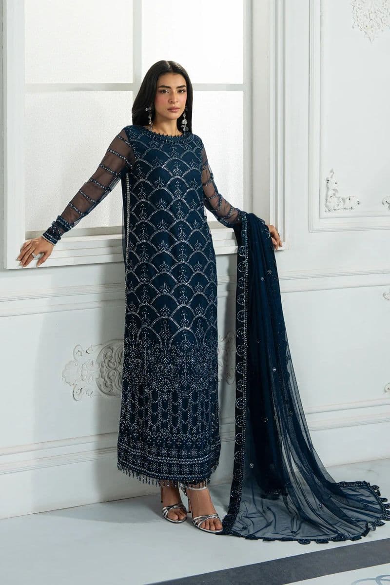 Embroidered Raw Silk Unstitched Suit (ZRI-02) thumbnail
