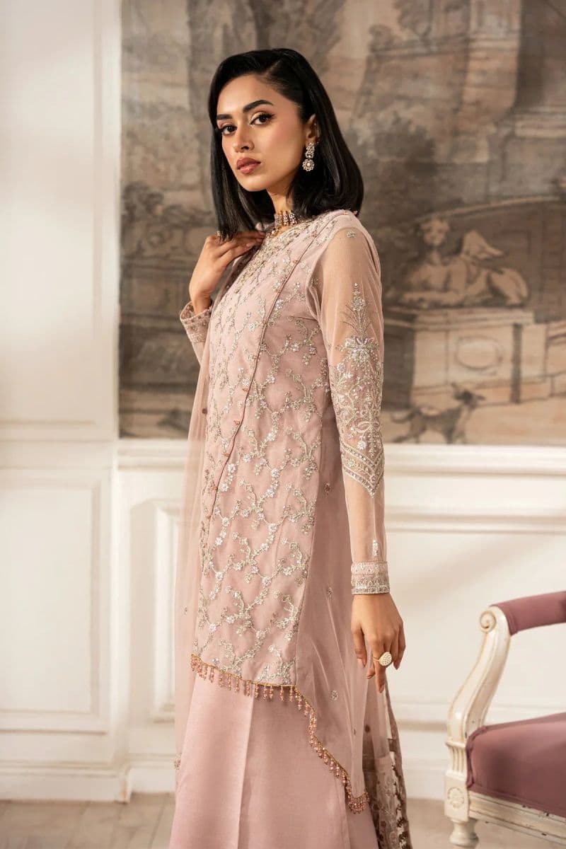 Embroidered Raw Silk Unstitched Suit (ZFE-03) thumbnail