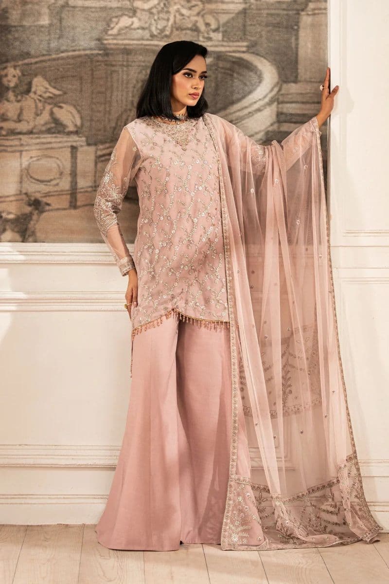 Embroidered Raw Silk Unstitched Suit (ZFE-03) thumbnail
