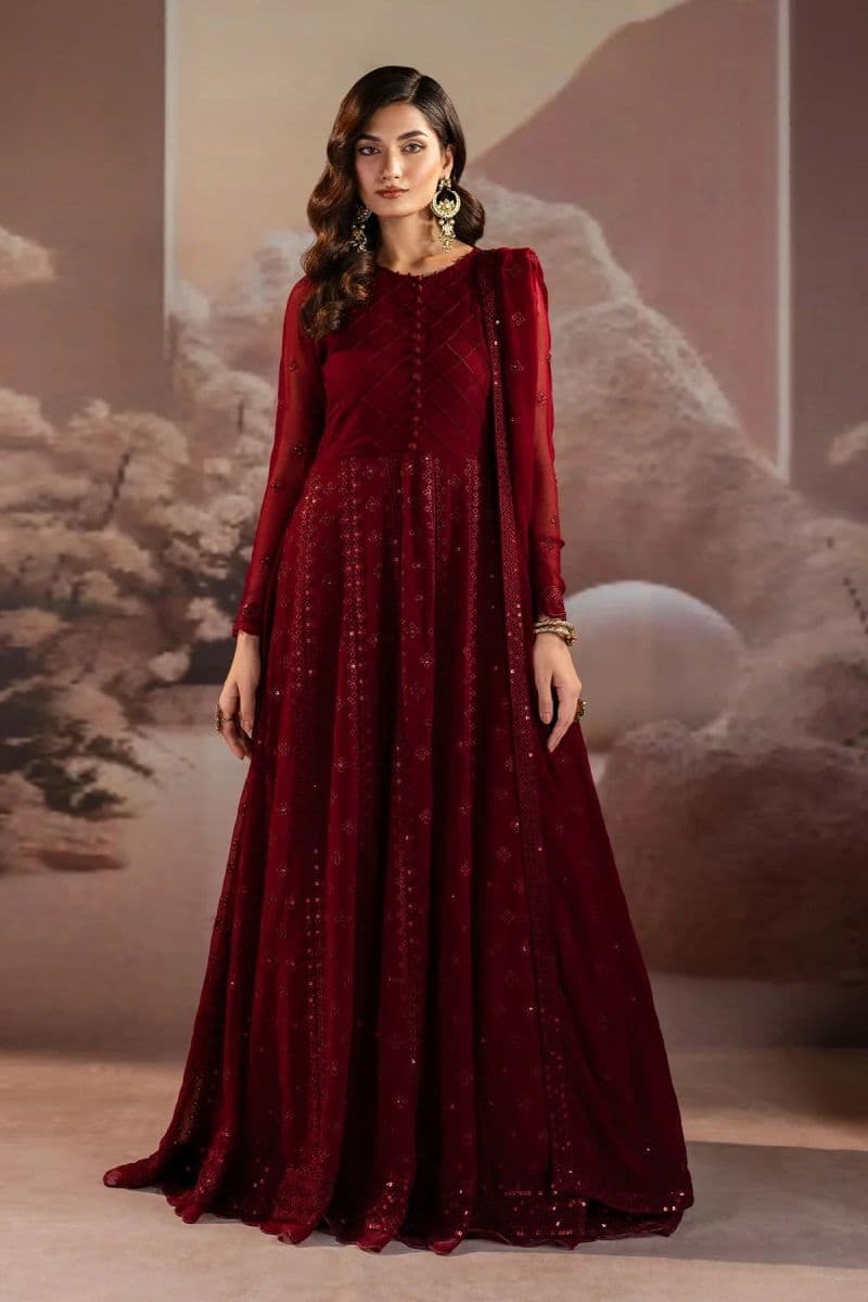 Embroidered Raw Silk Ready-to-Wear Suit (EMC-07) thumbnail