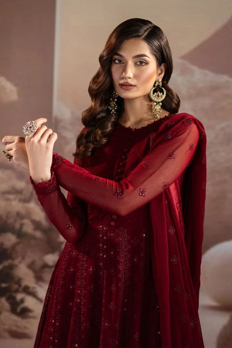 Embroidered Raw Silk Ready-to-Wear Suit (EMC-07) thumbnail