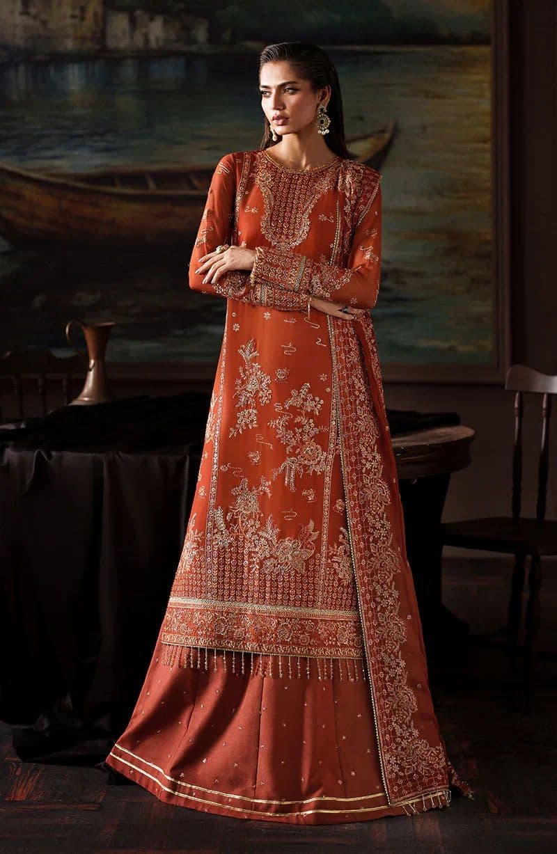 Embroidered Raw Silk Unstitched Suit (PRC-07) thumbnail