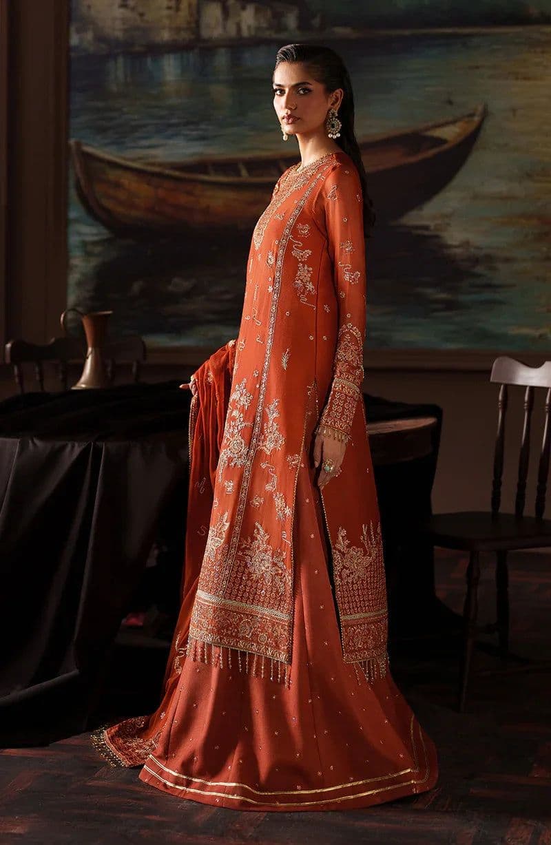 Embroidered Raw Silk Unstitched Suit (PRC-07) thumbnail