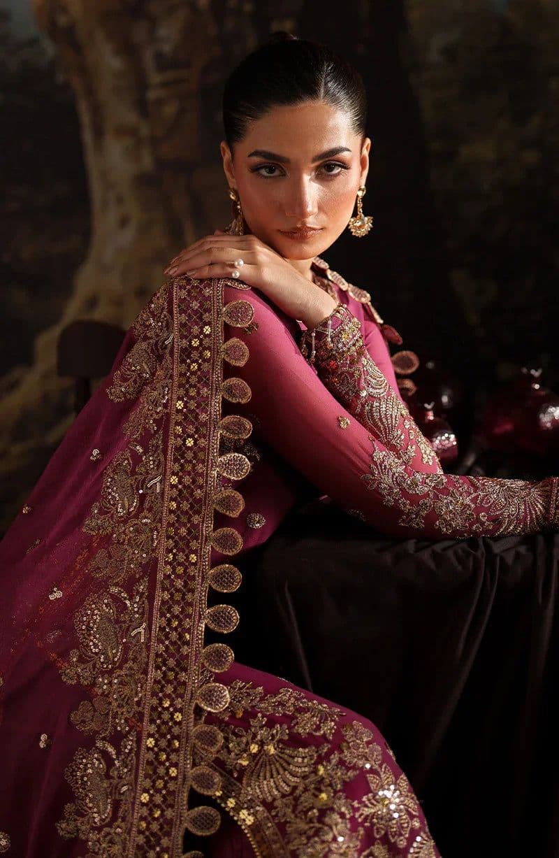 Embroidered Raw Silk Unstitched Suit (PRC-05) thumbnail