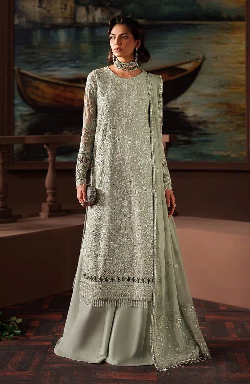 Embroidered Raw Silk Unstitched Suit (PRC-02) thumbnail