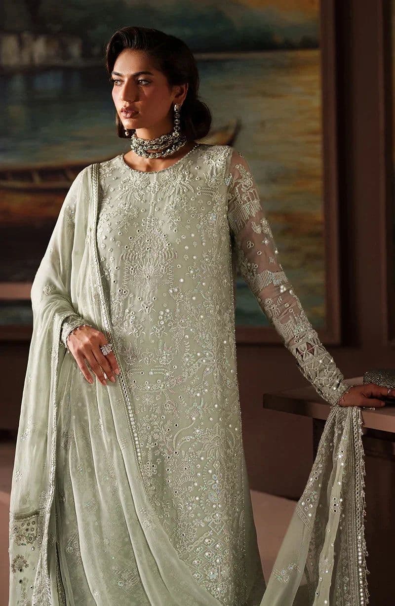 Embroidered Raw Silk Unstitched Suit (PRC-02) thumbnail