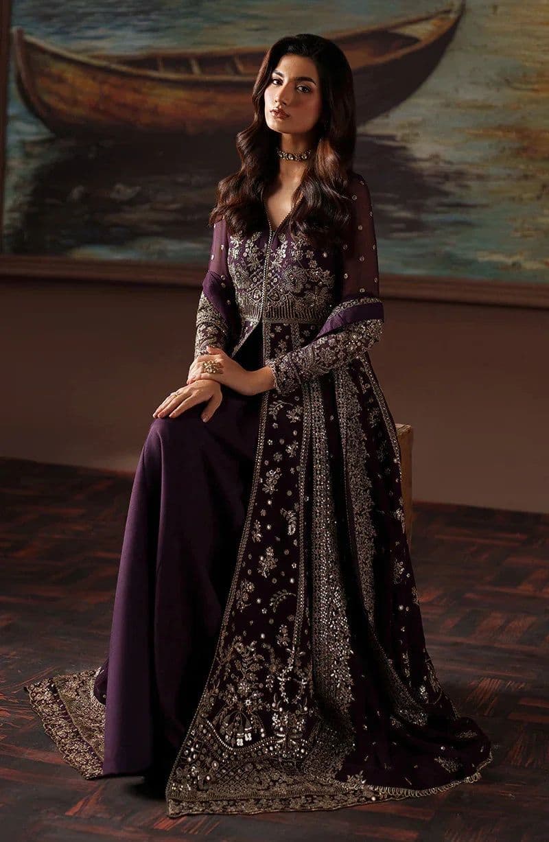 Embroidered Raw Silk Unstitched Suit (PRC-01) thumbnail