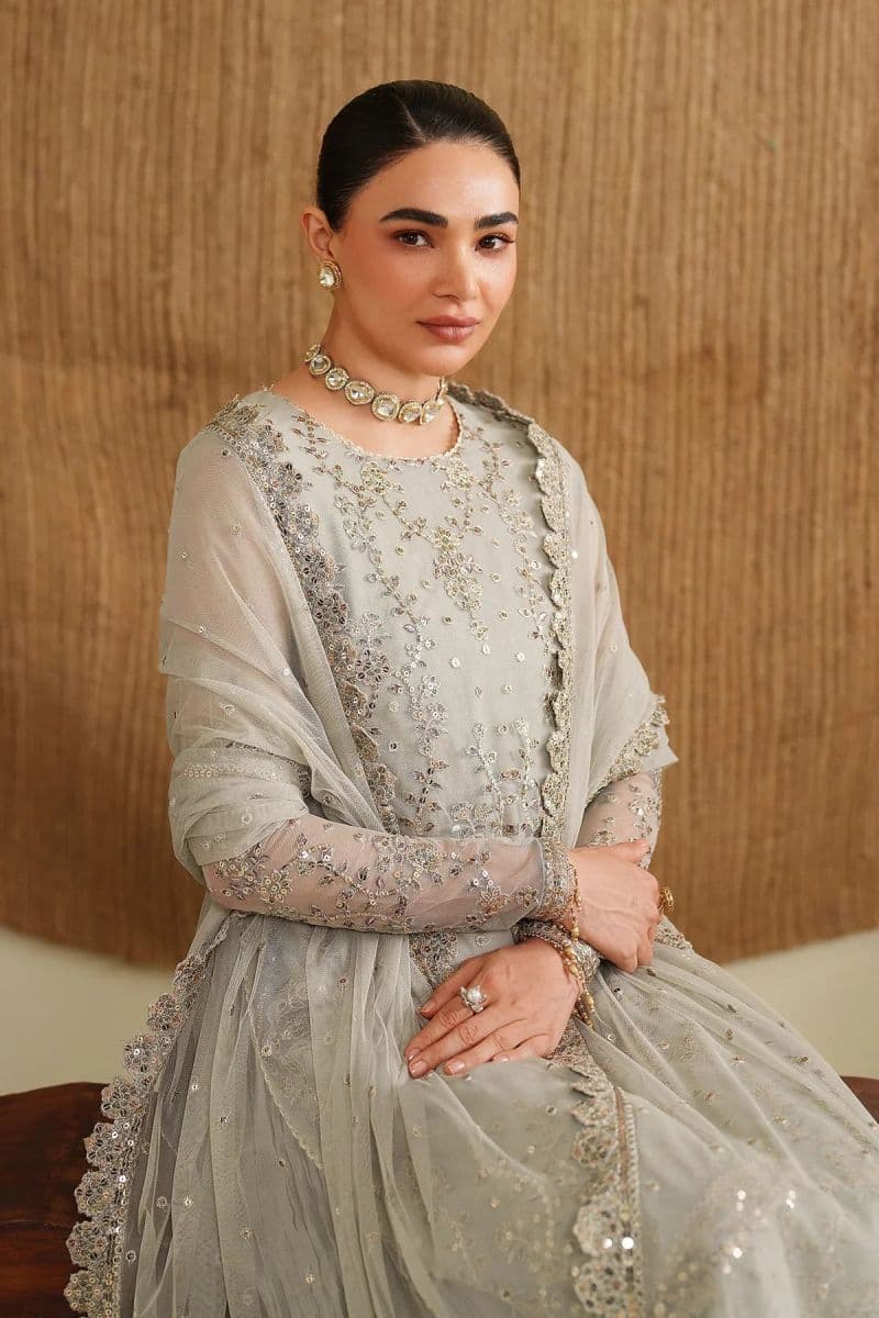 Embroidered Raw Silk Unstitched Suit (RFE-06) thumbnail