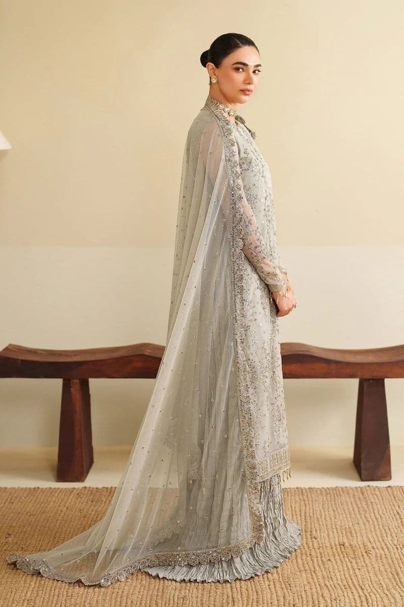 Embroidered Raw Silk Unstitched Suit (RFE-06) thumbnail