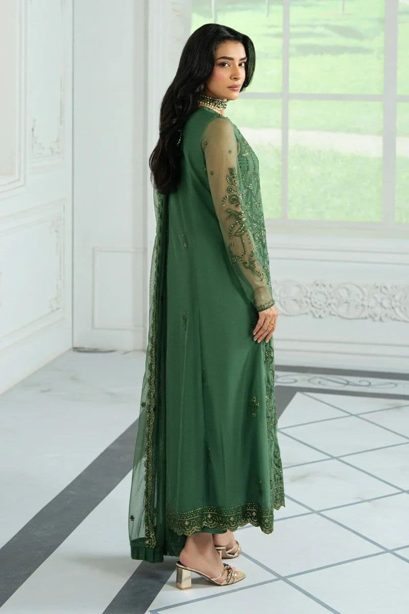 Embroidered Raw Silk Ready-to-Wear Suit (ZRI-07) thumbnail