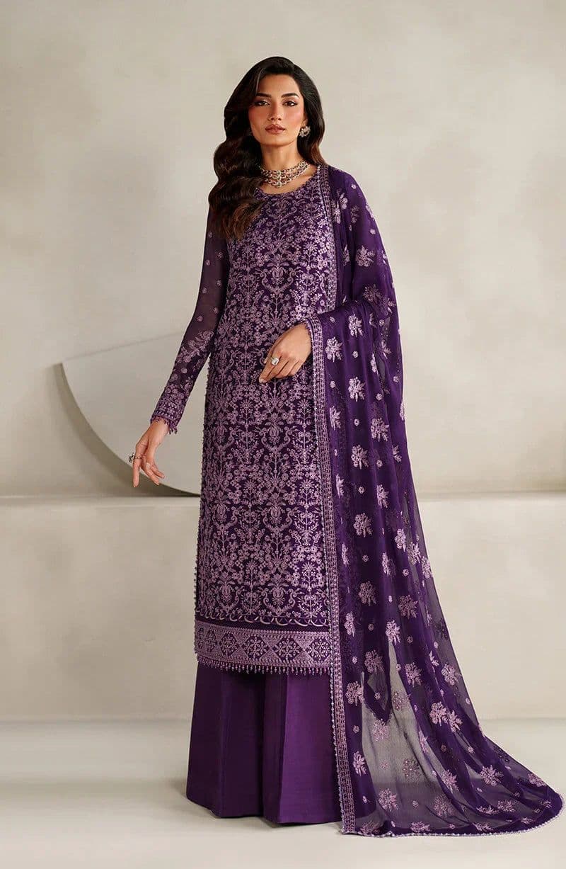 Embroidered Raw Silk Unstitched Suit (MT-07) thumbnail