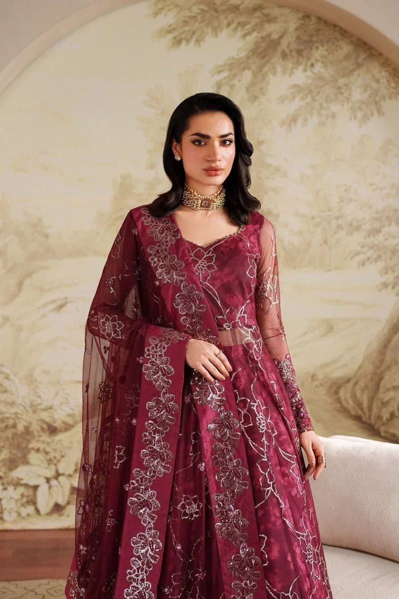 Embroidered Raw Silk 2 Piece Unstitched Suit (ZPE-07) thumbnail