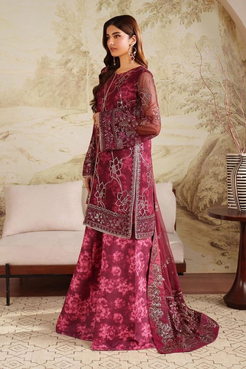 Embroidered Raw Silk 2 Piece Unstitched Suit (ZPE-07) thumbnail