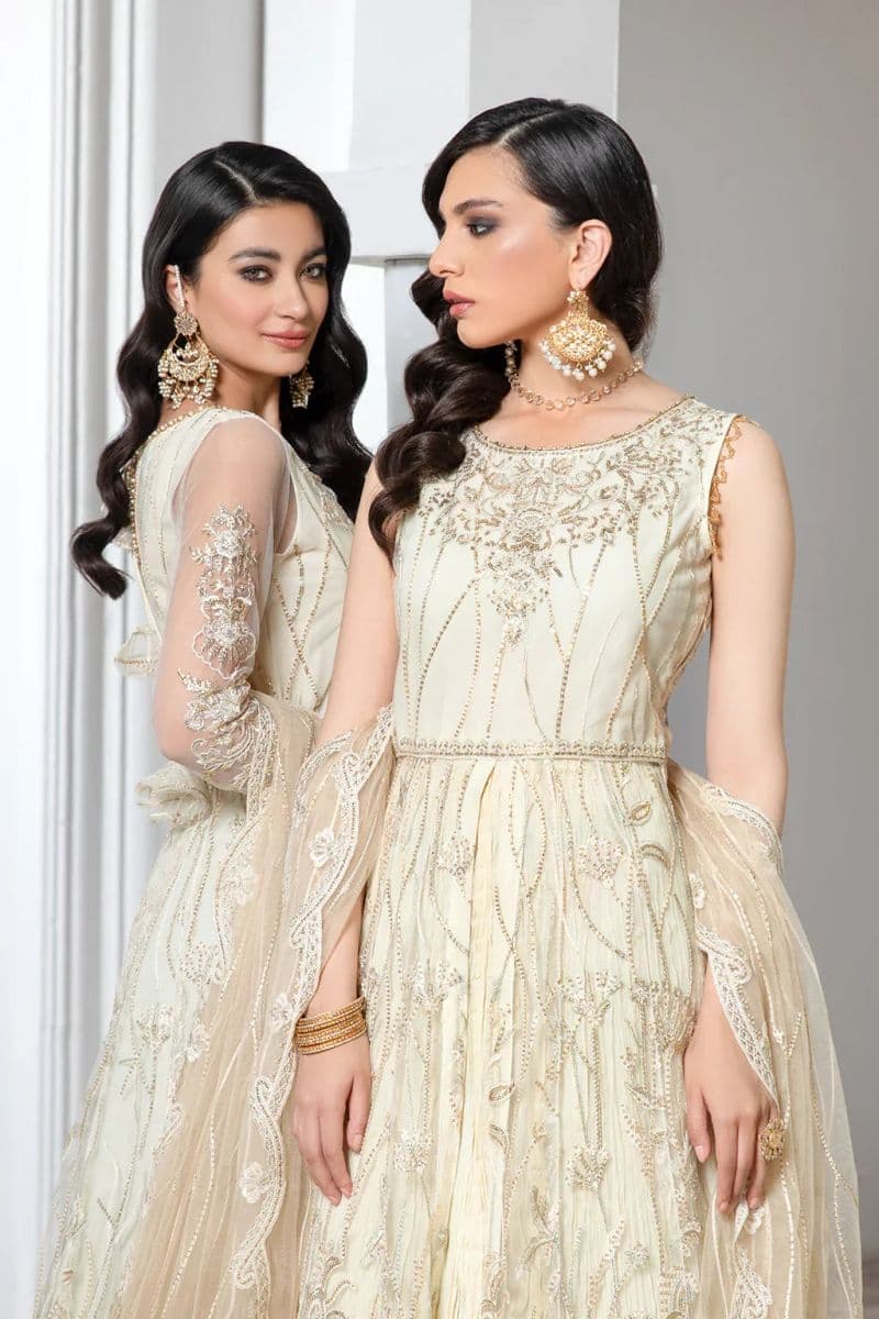 Embroidered Raw Silk Unstitched Suit
