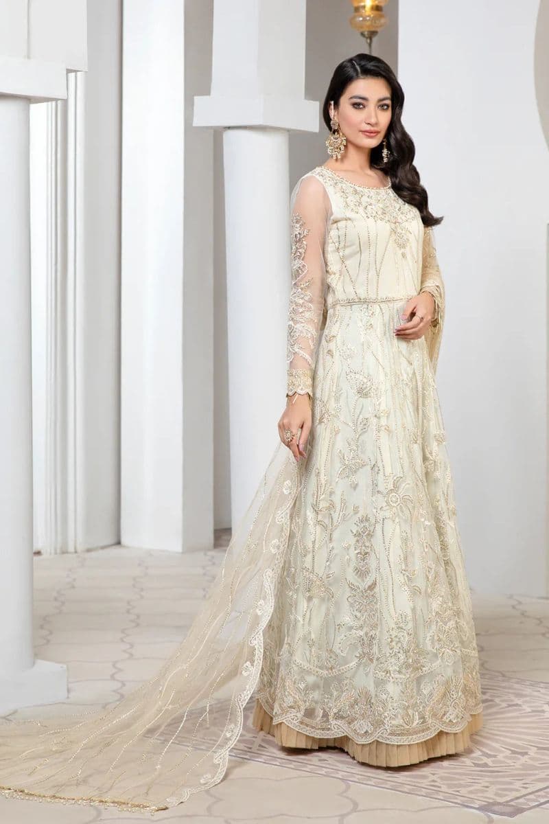 Embroidered Raw Silk Unstitched Suit