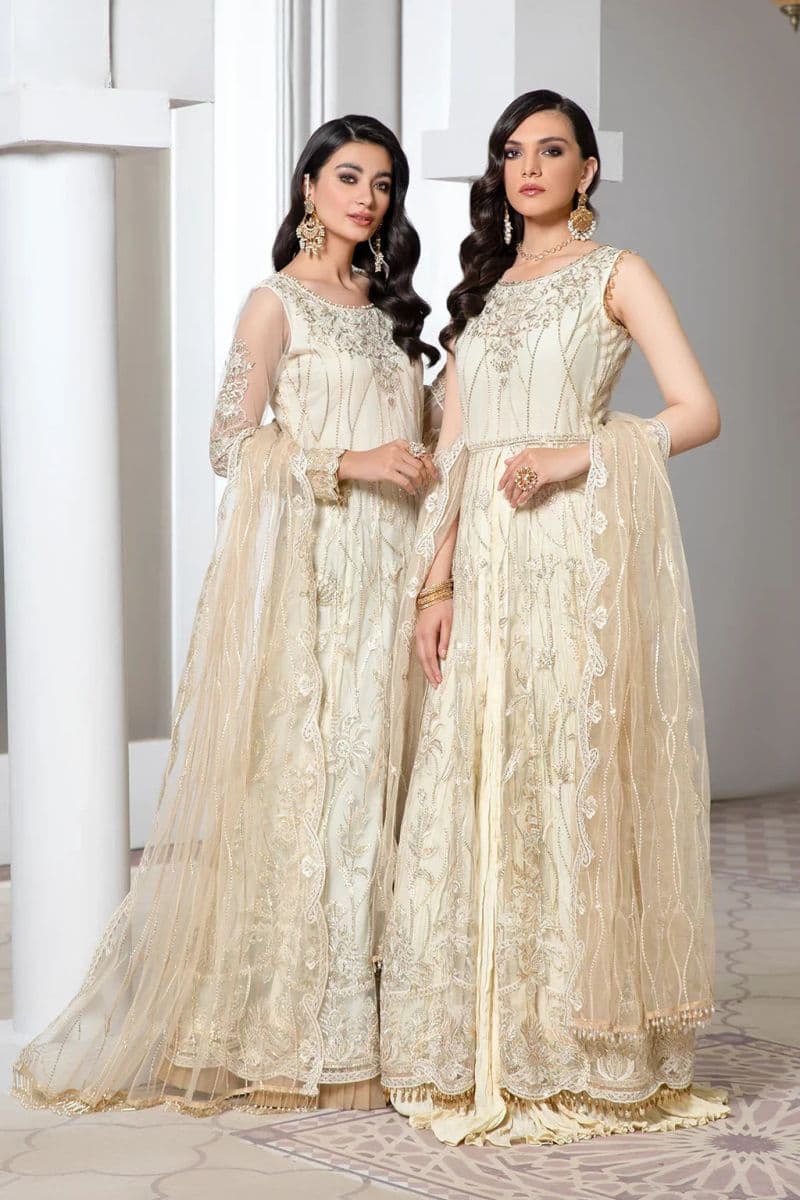 Embroidered Raw Silk Unstitched Suit