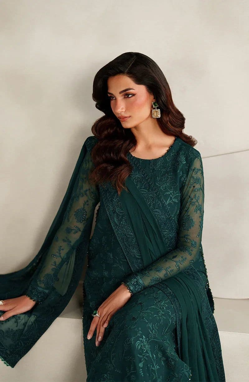 Embroidered Raw Silk Unstitched Suit (MT-06) thumbnail