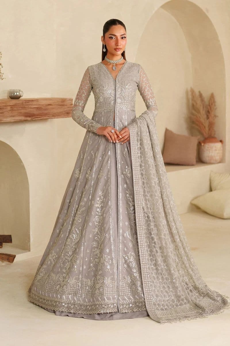 Embroidered Raw Silk 3 Piece Unstitched Suit thumbnail