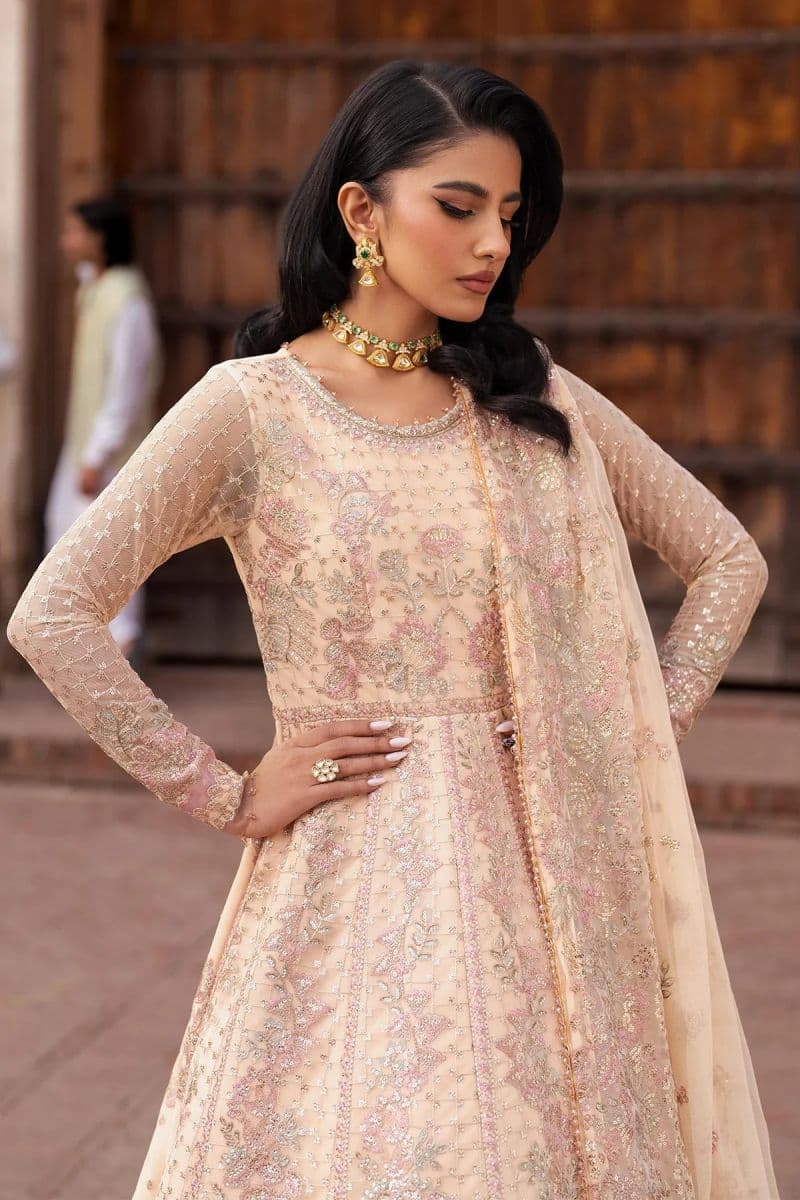 Embroidered Raw Silk Unstitched Suit thumbnail