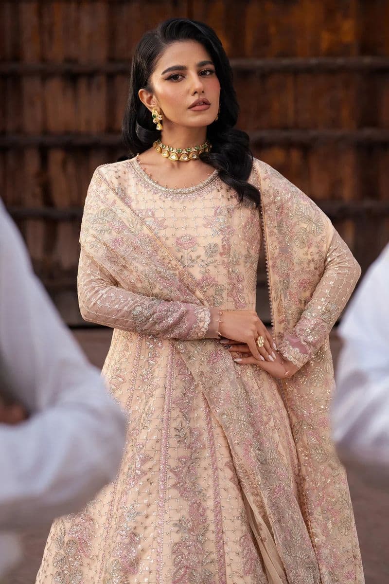 Embroidered Raw Silk Unstitched Suit thumbnail