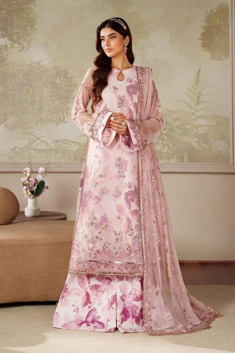 Embroidered Raw Silk Unstitched Suit (ZPE-06) thumbnail