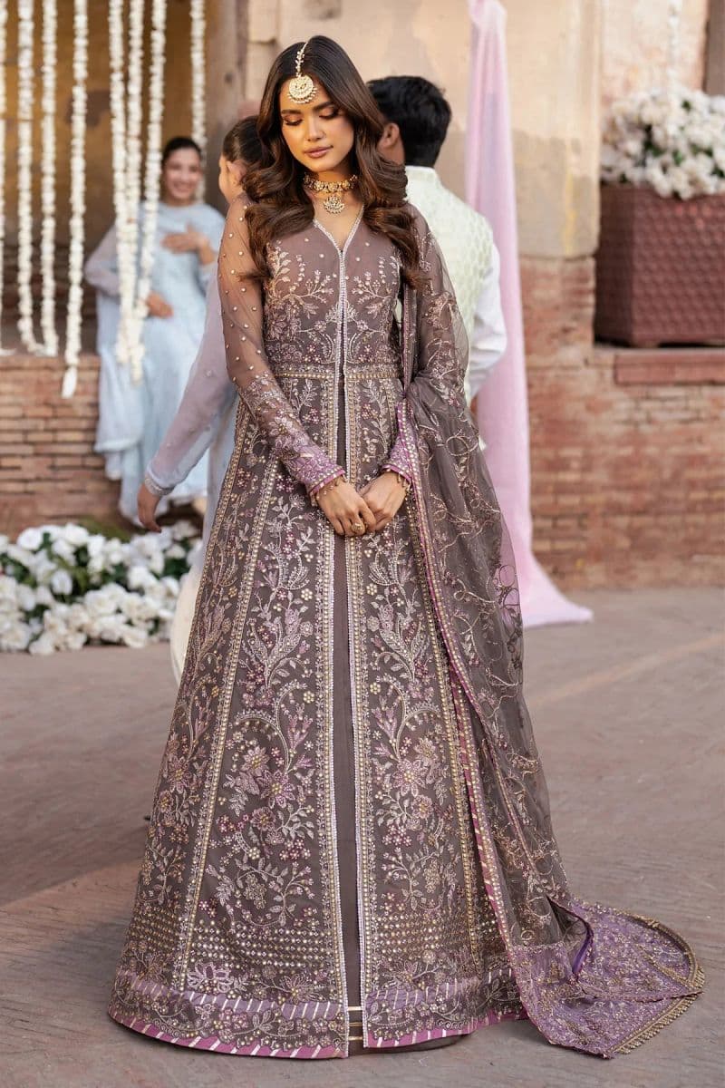Embroidered Raw Silk Unstitched Suit thumbnail