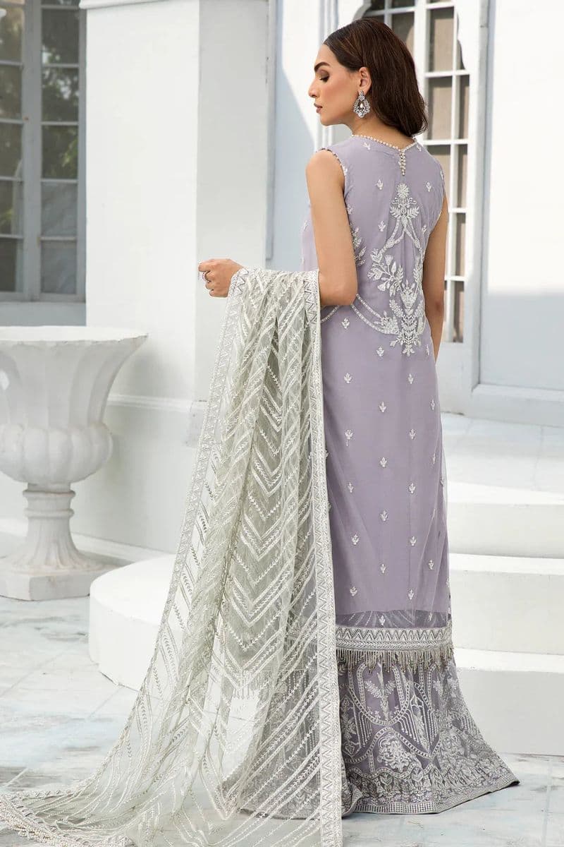 Embroidered Raw Silk Unstitched Suit thumbnail