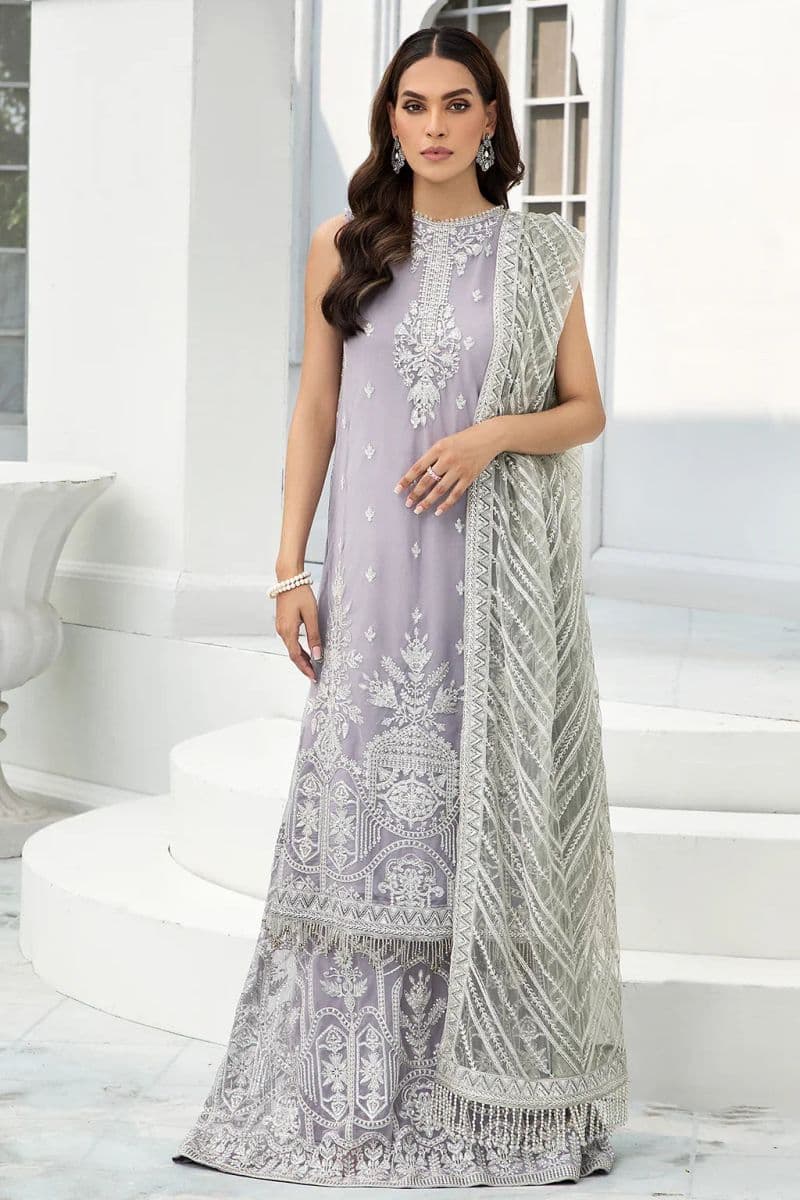 Embroidered Raw Silk Unstitched Suit thumbnail