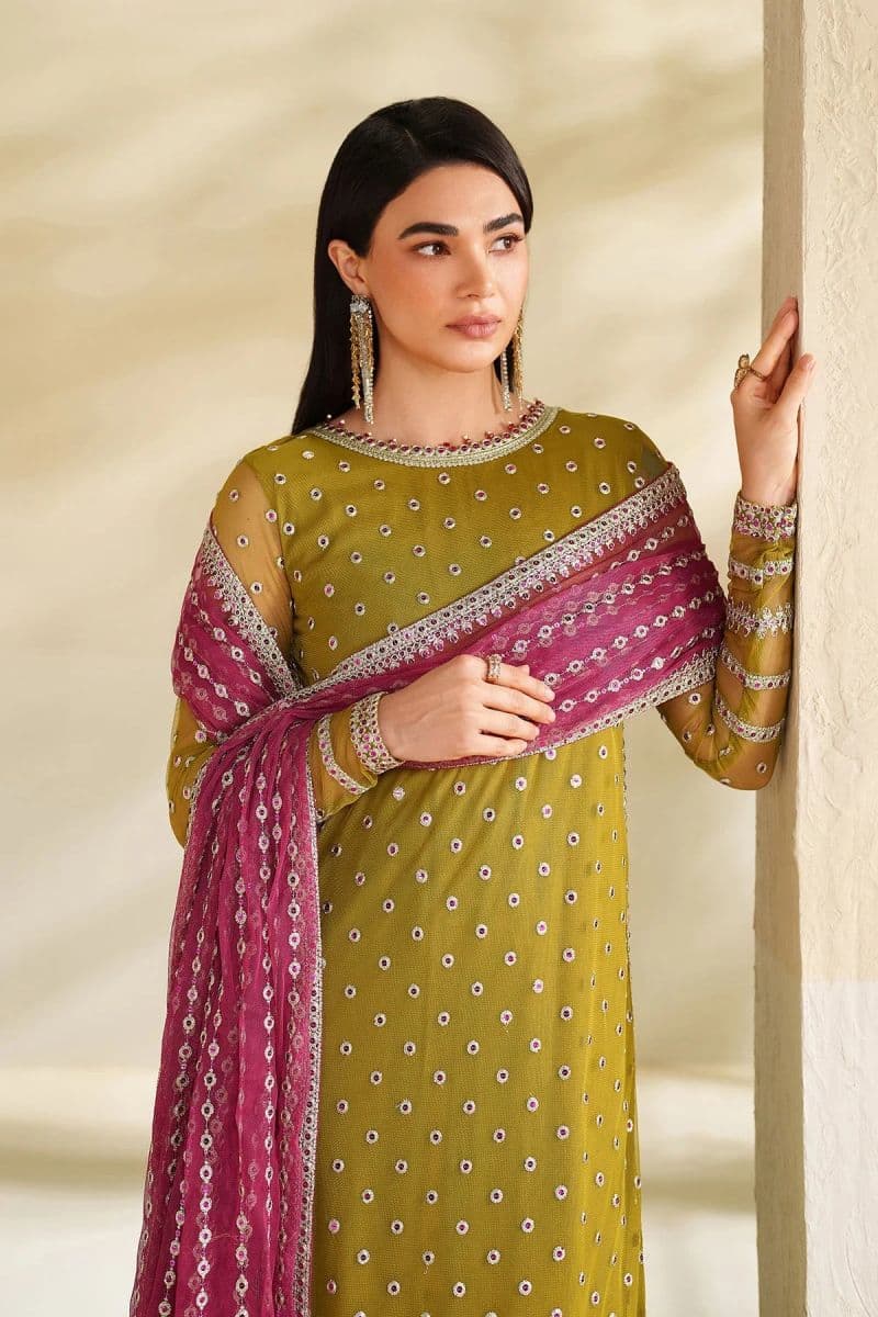 Embroidered Raw Silk Unstitched Suit (RFE-05) thumbnail