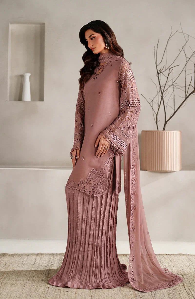 Embroidered Raw Silk Unstitched Suit (MT-02) thumbnail