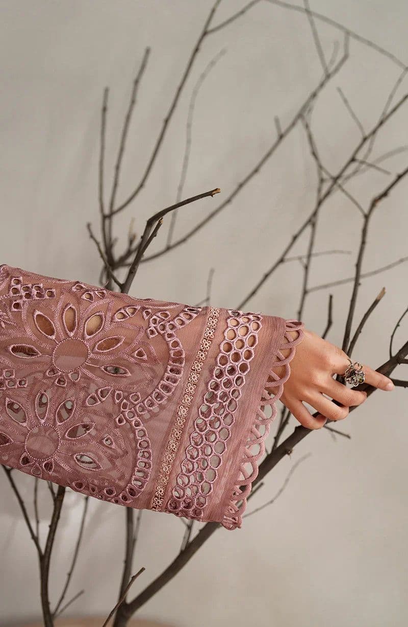 Embroidered Raw Silk Unstitched Suit (MT-02) thumbnail