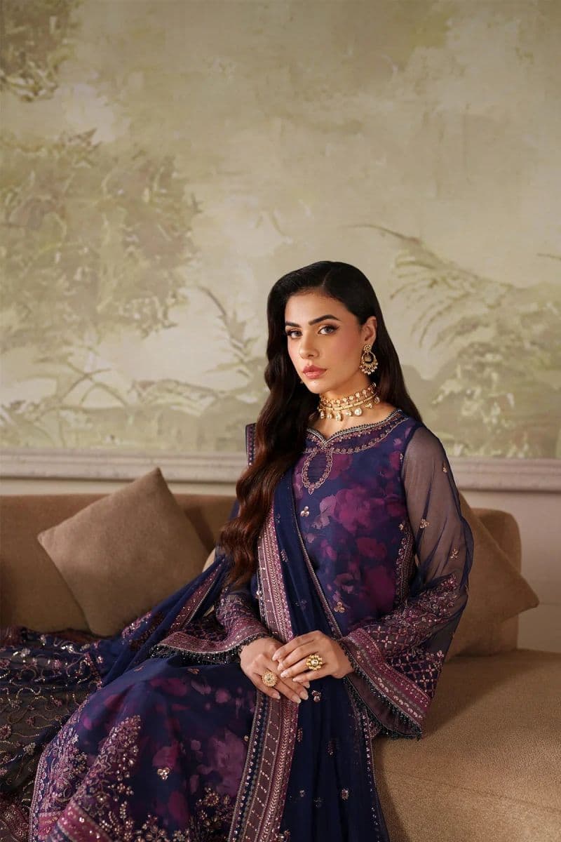 Embroidered Raw Silk 2 Piece Unstitched Suit (ZPE-03) thumbnail