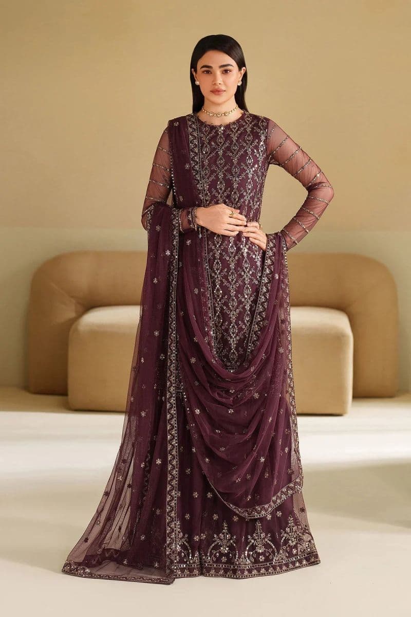Embroidered Unstitched Suit (RFE-01) thumbnail
