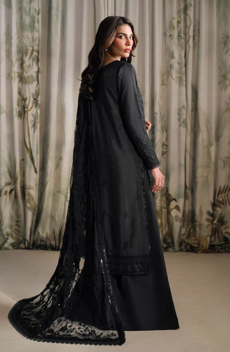 Embroidered Raw Silk Unstitched Suit (RW-02) thumbnail