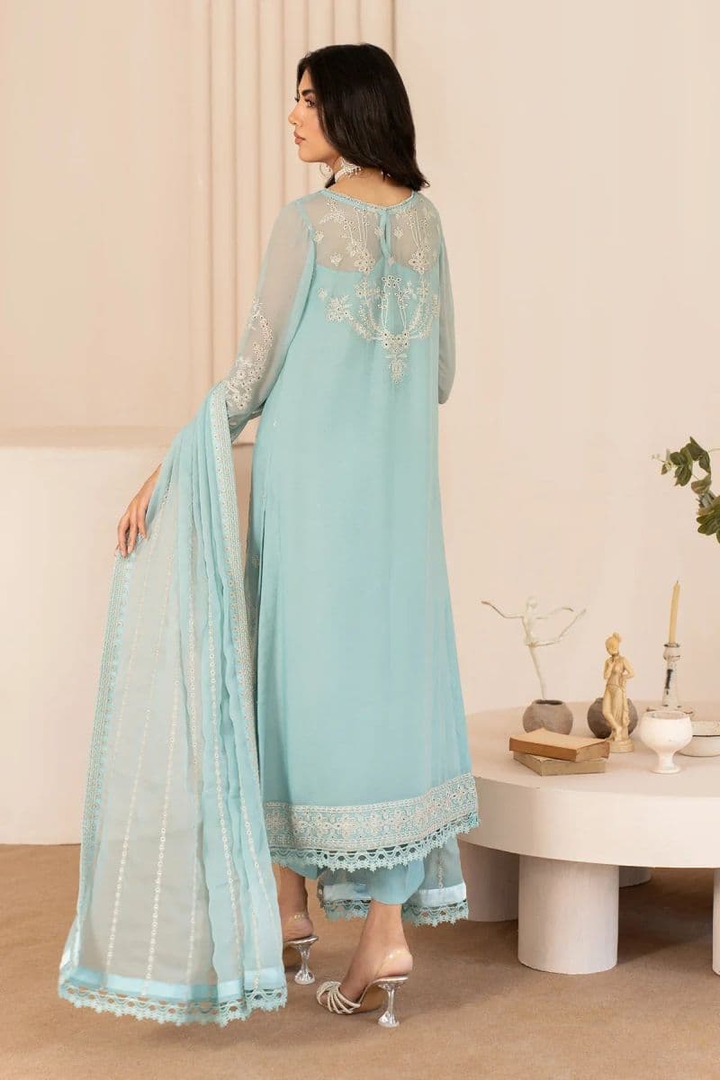 Embroidered Raw Silk Unstitched Suit (ZL-02) thumbnail