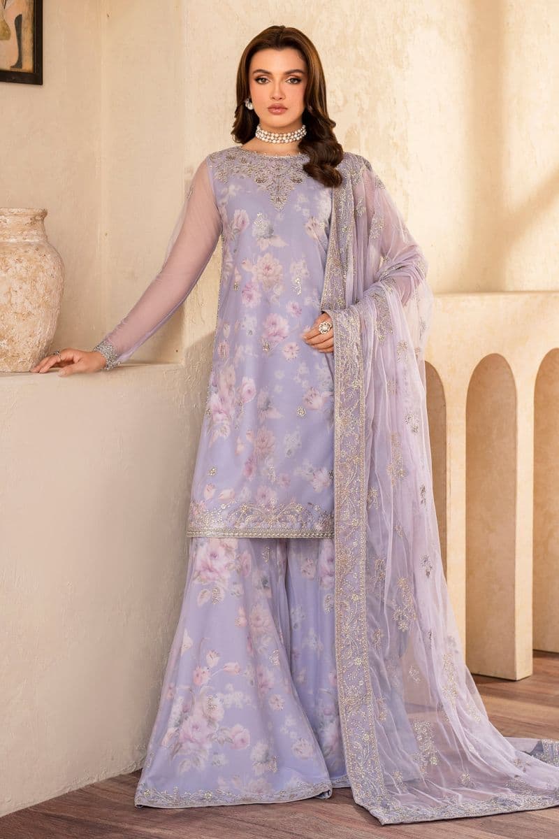 Embroidered Unstitched Suit thumbnail