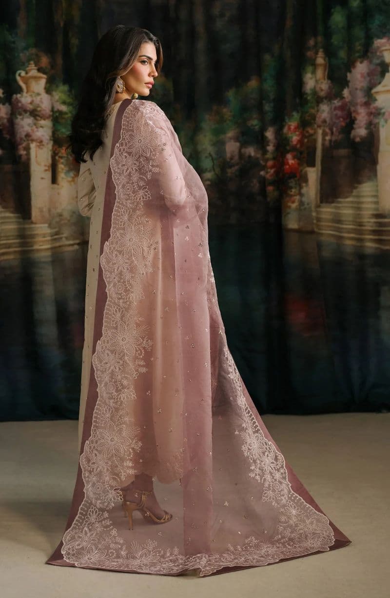Embroidered Raw Silk Unstitched Suit (RW-01) thumbnail